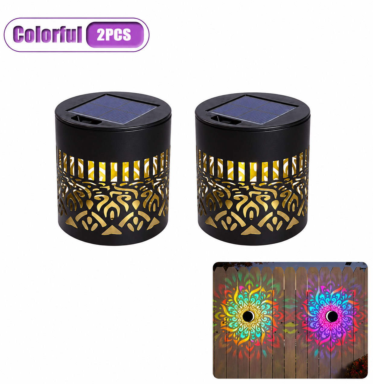 Decorative Solar Mandala Lights