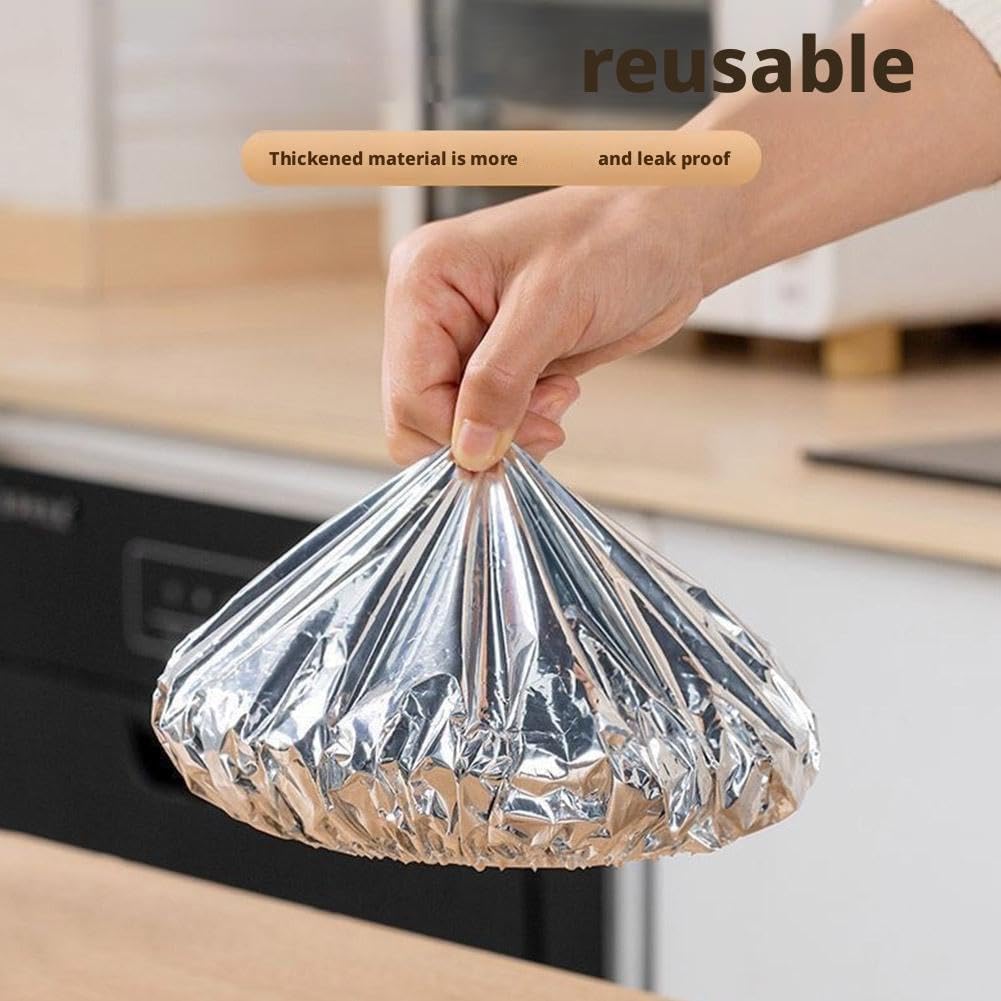 Reusable Aluminum Foil Food Covers [50PCS]