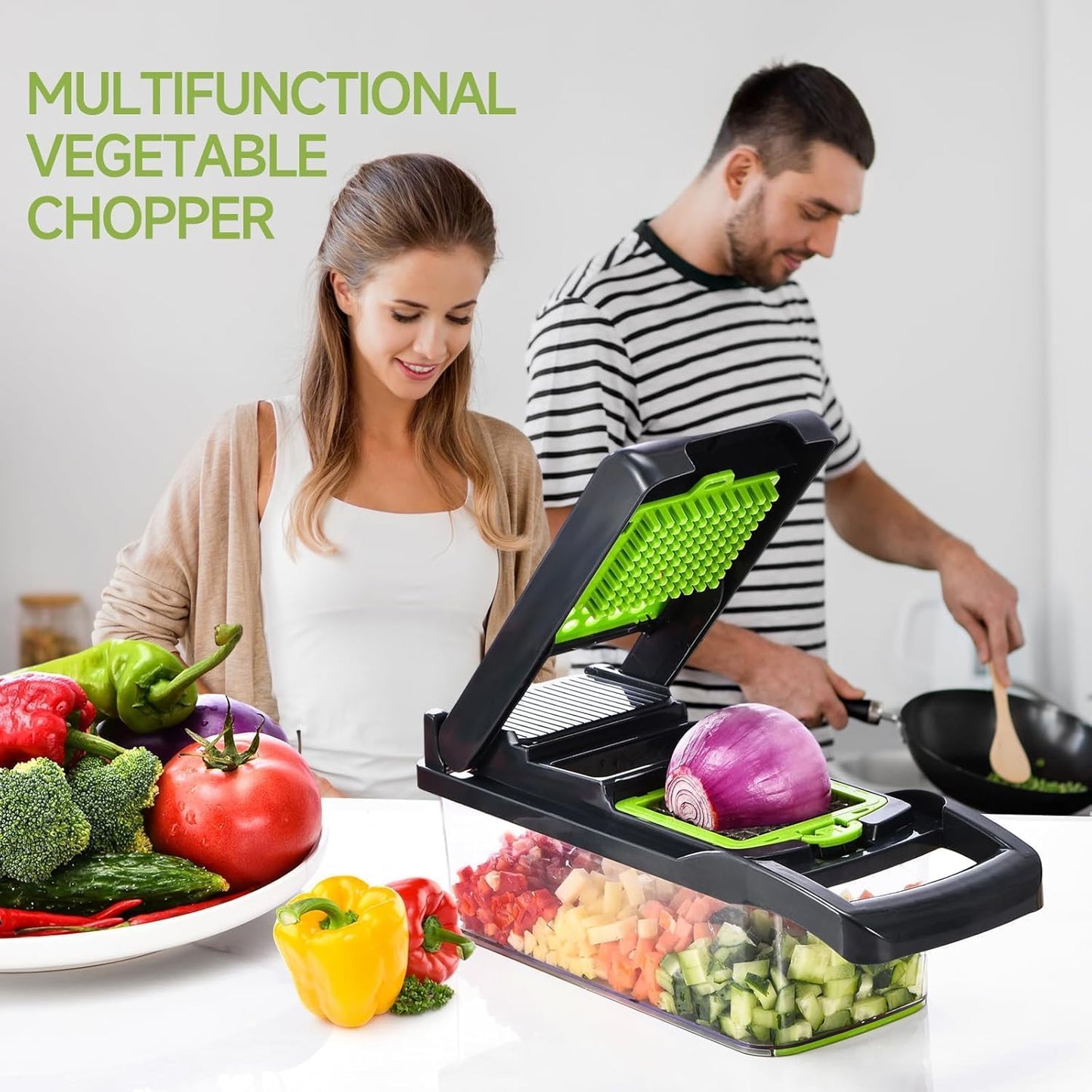 Advance Food Veggie Chopper With Container