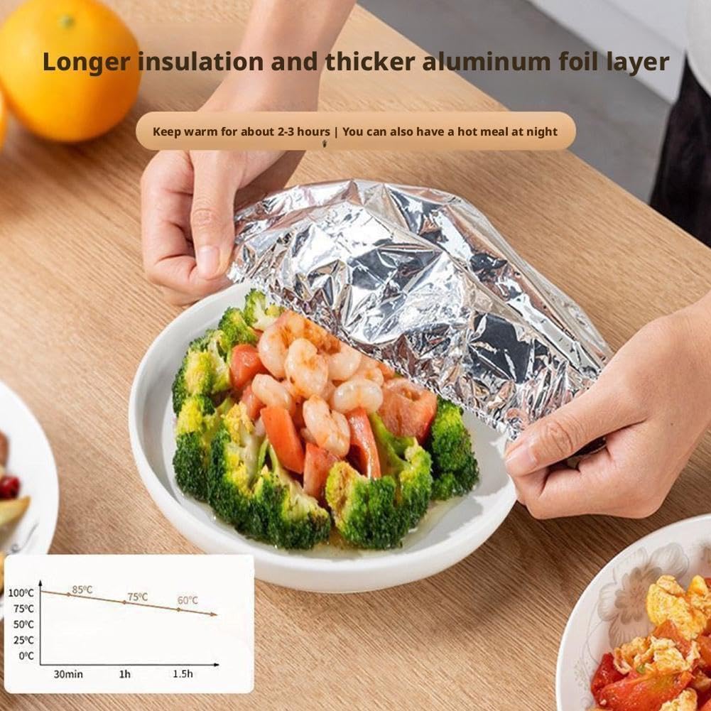 Reusable Aluminum Foil Food Covers [50PCS]