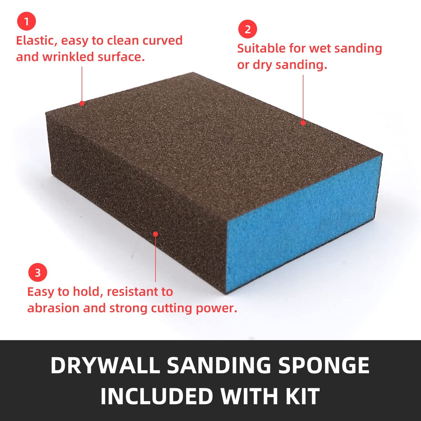 Wall Spackle & Drywall Repair Patch Kit