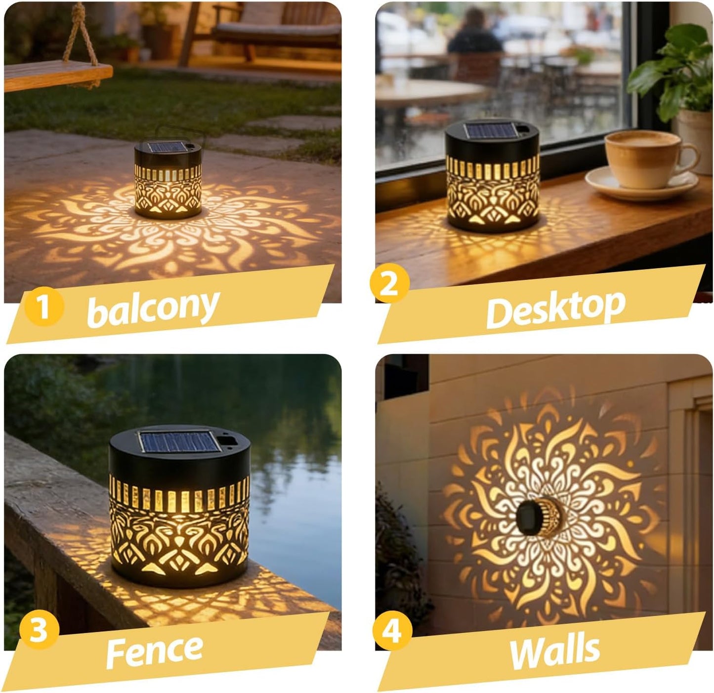 Decorative Solar Mandala Lights