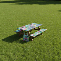 6FT Picnic Table Cover with Bench Covers