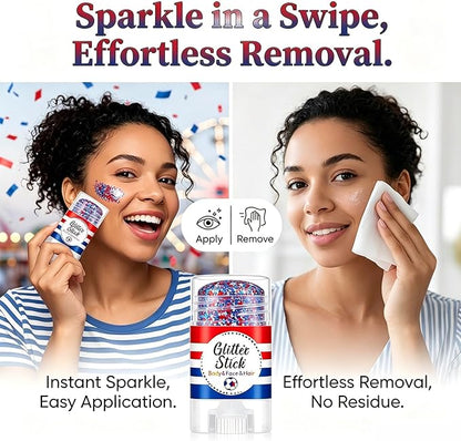 Patriotic Body Glitter Stick