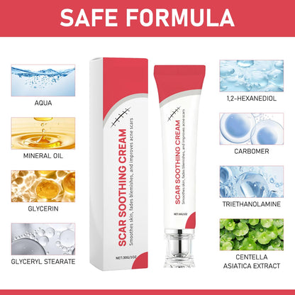 Scar Soothing Cream & Smoothing Cream for Scars [2 PCS]