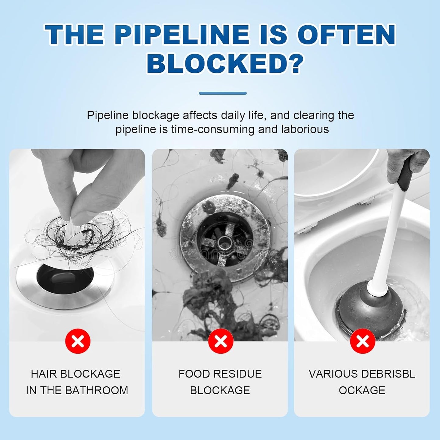 One Shot Sink Unblocker Heavy Duty Powder