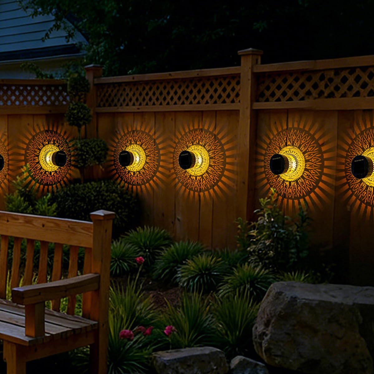 Decorative Solar Mandala Lights