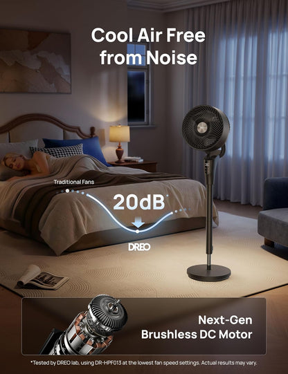 Ultra Quiet Standing Fan [90ft Airflow]