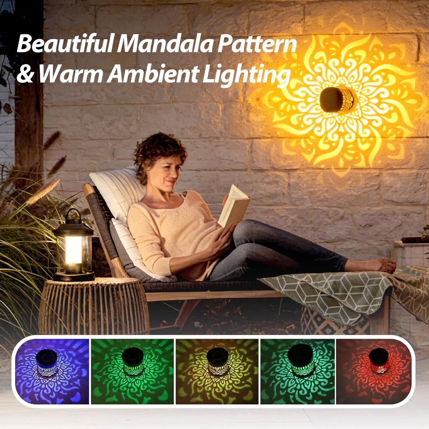 Decorative Solar Mandala Lights