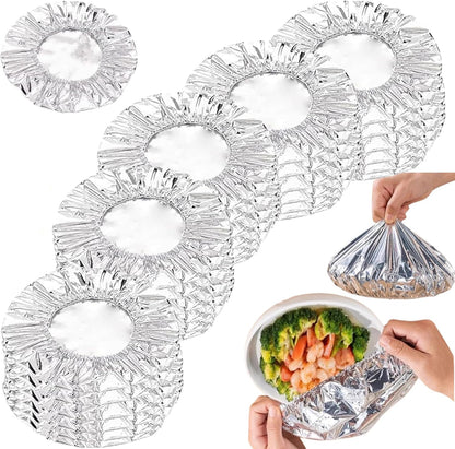 Reusable Aluminum Foil Food Covers [50PCS]
