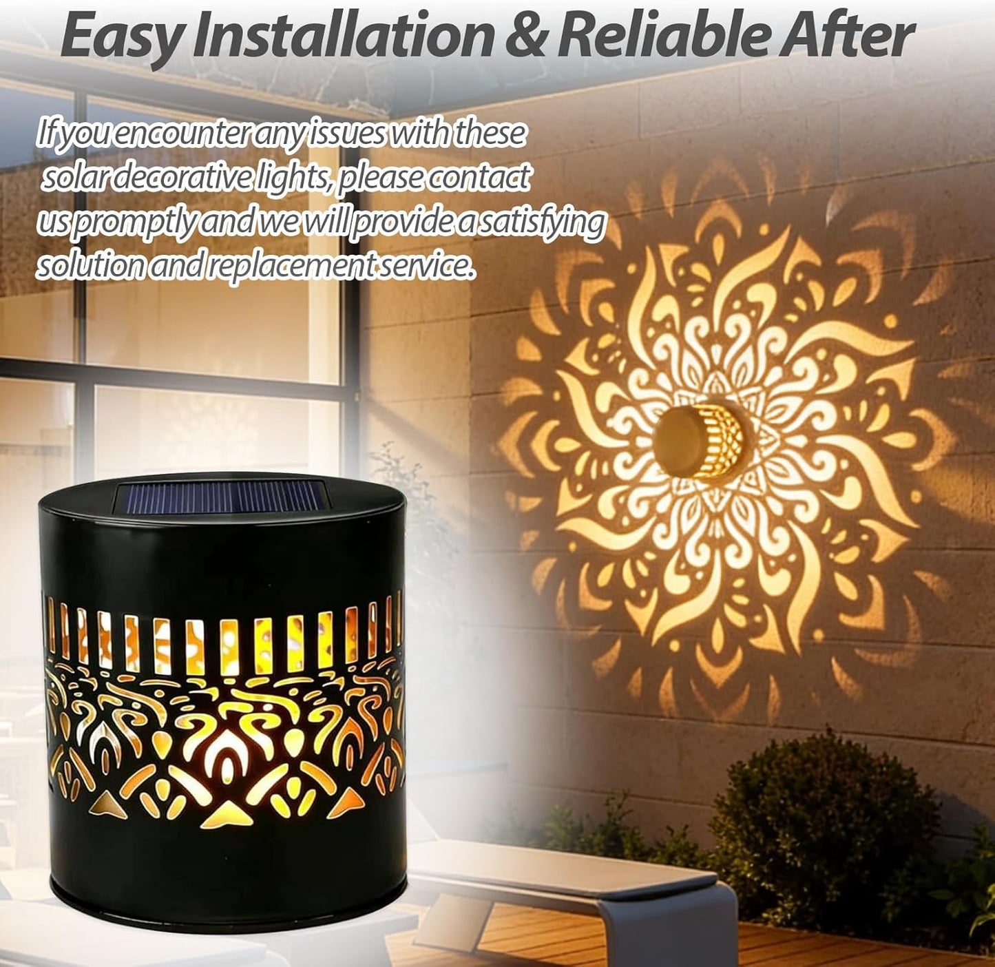 Decorative Solar Mandala Lights