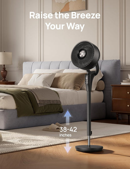 Ultra Quiet Standing Fan [90ft Airflow]