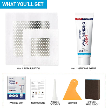 Wall Spackle & Drywall Repair Patch Kit