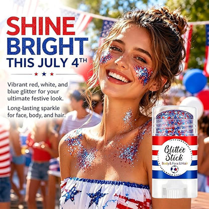 Patriotic Body Glitter Stick
