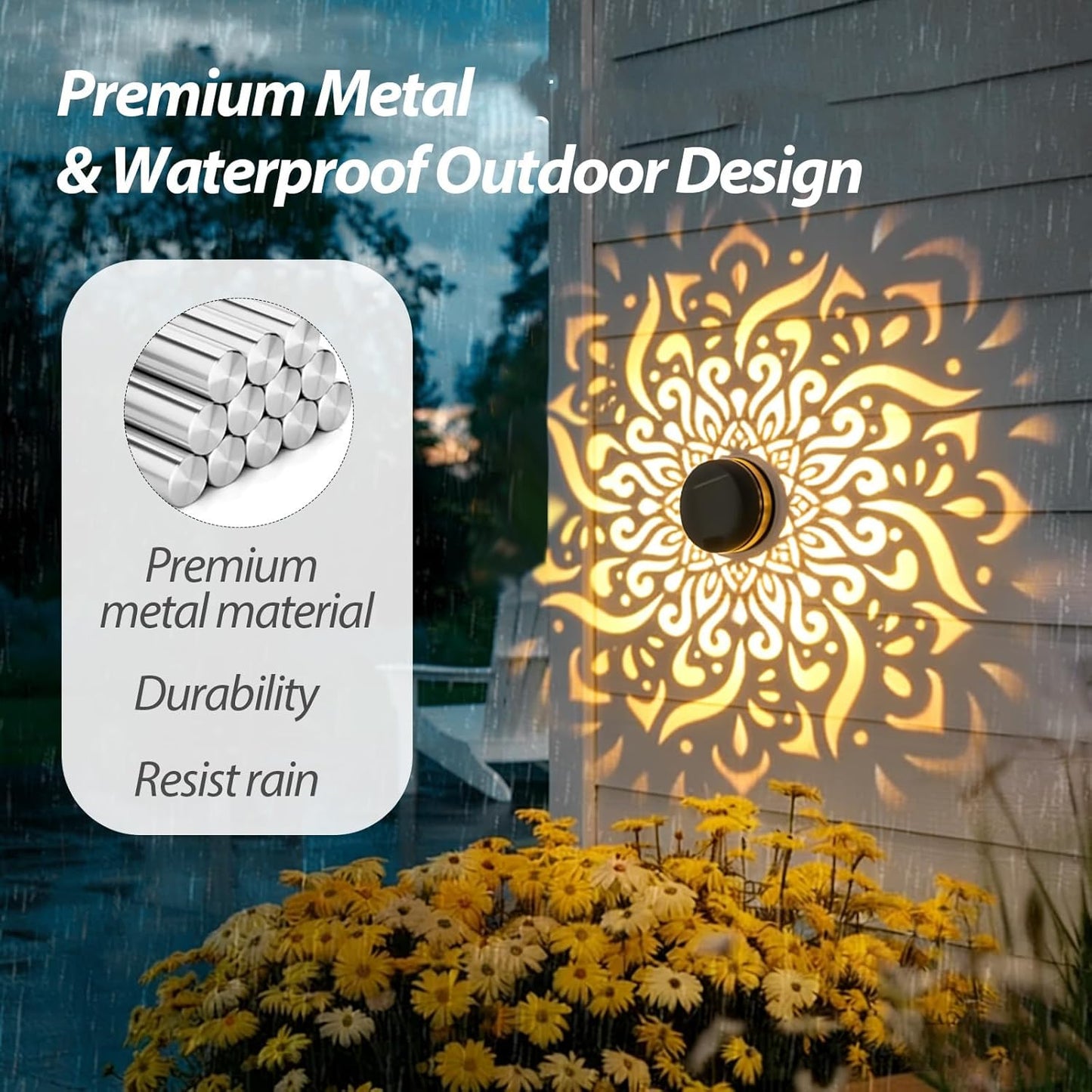 Decorative Solar Mandala Lights