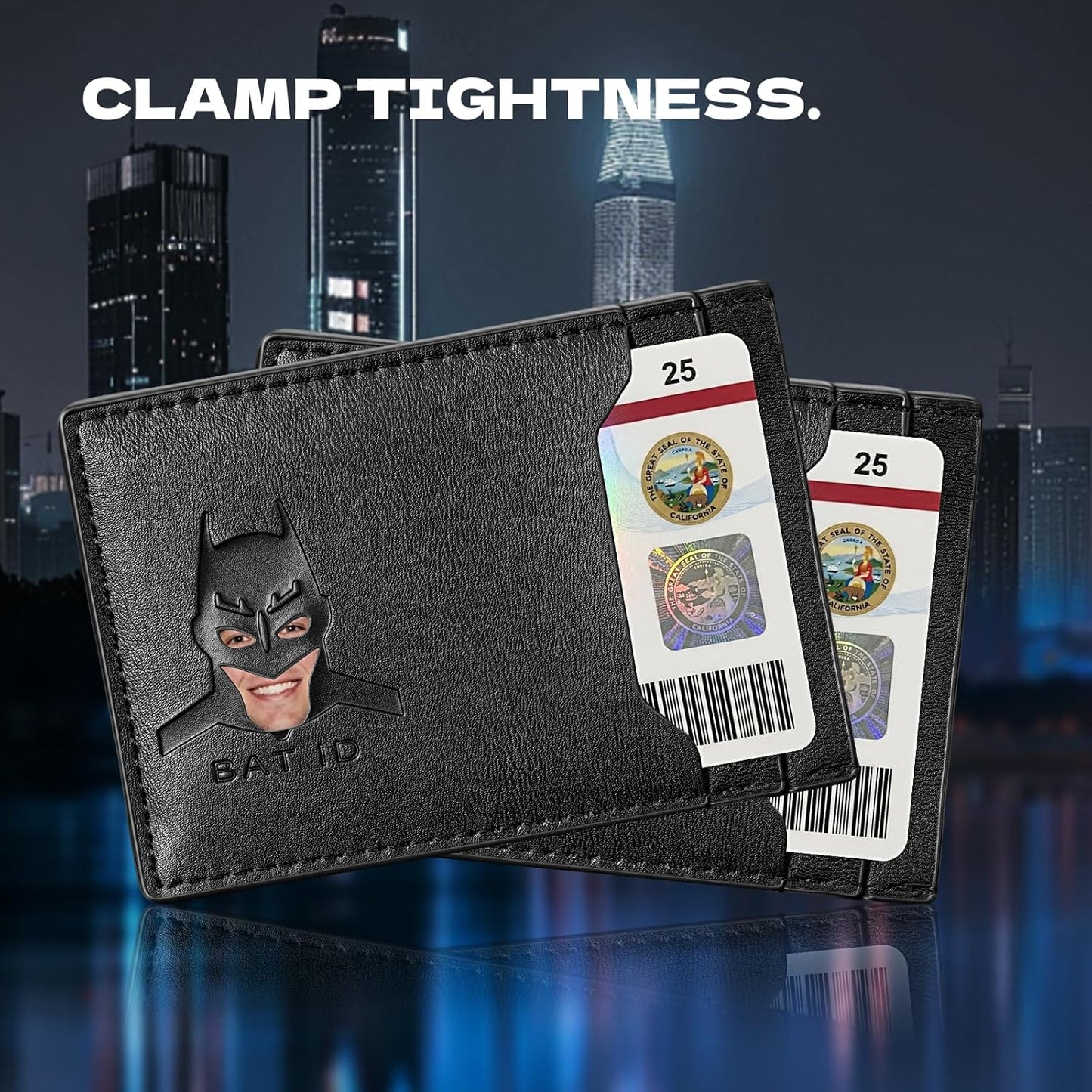 Superhero Card Holder with Multiple Card Slots