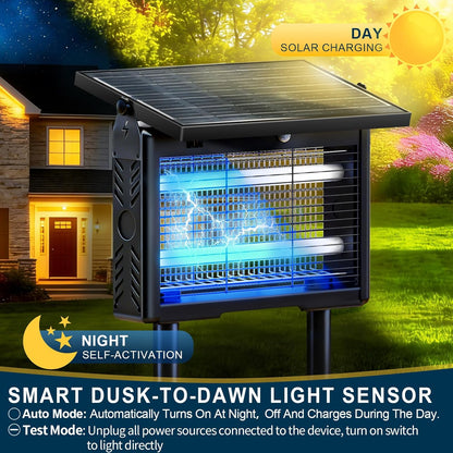 Solar Bug Zapper Outdoor Waterproof [4500V]