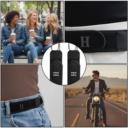 Unisex Buckle Less Invisible Waist Belts