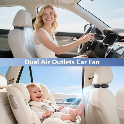 USB Car Cooling Fan for Backseat