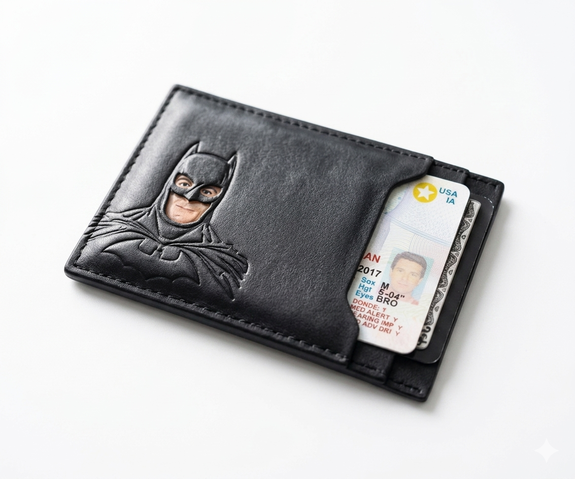 Superhero Card Holder with Multiple Card Slots