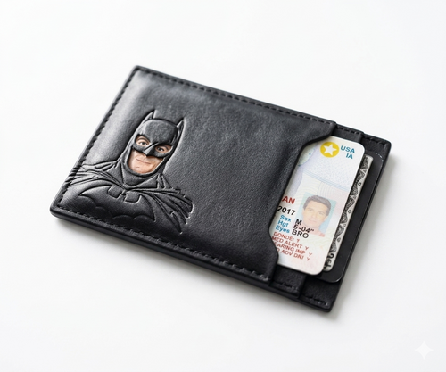 Superhero Card Holder with Multiple Card Slots