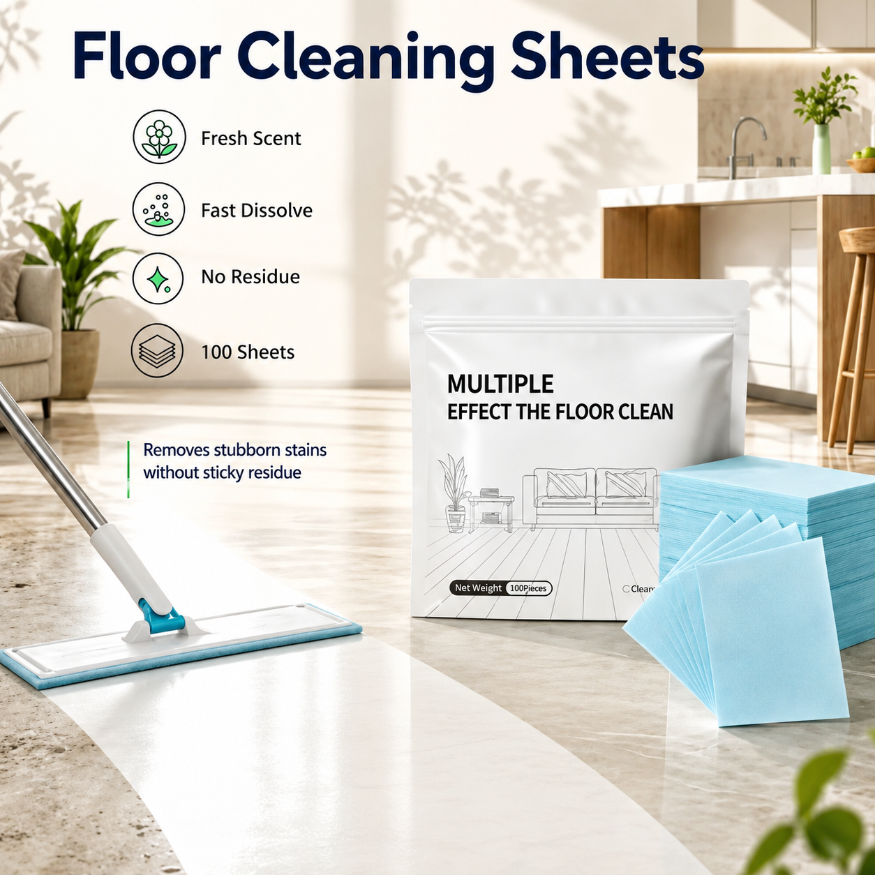 100 Piece Floor Cleaning Tablets [Multi Surface Cleaner]